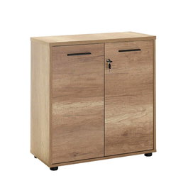 Hanah Home Nkt-522-Tt-1 Estantería Roble 76x75x34cm Tablero de Partículas Melamina 16mm